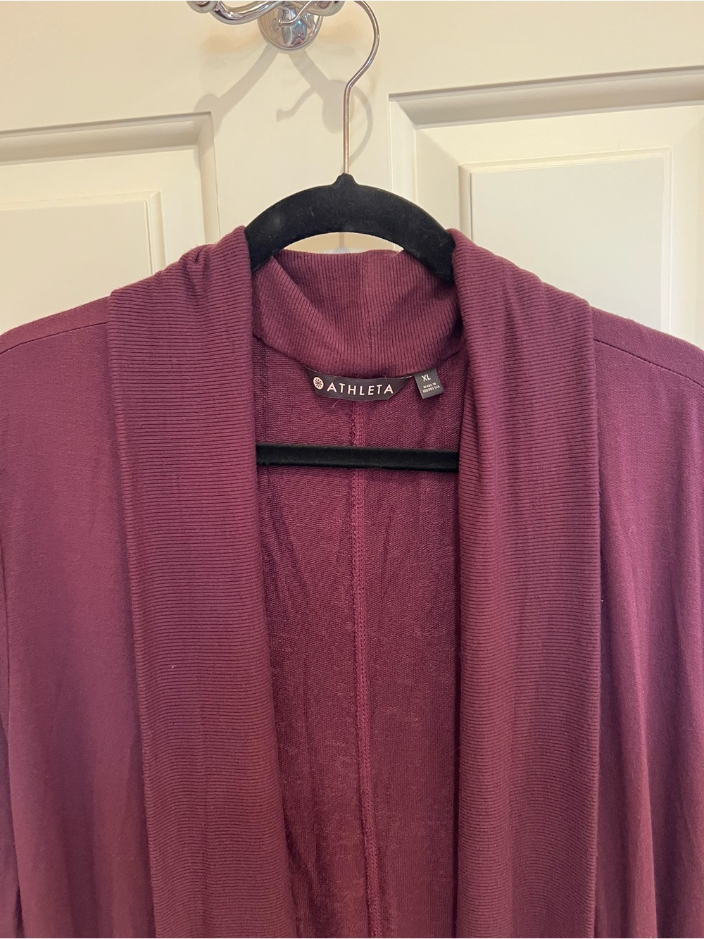 Athleta Burgundy Cardigan - Picture 2 of 4